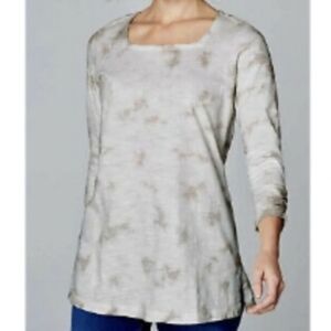 J. Jill Square Neck Tunic Size Medium